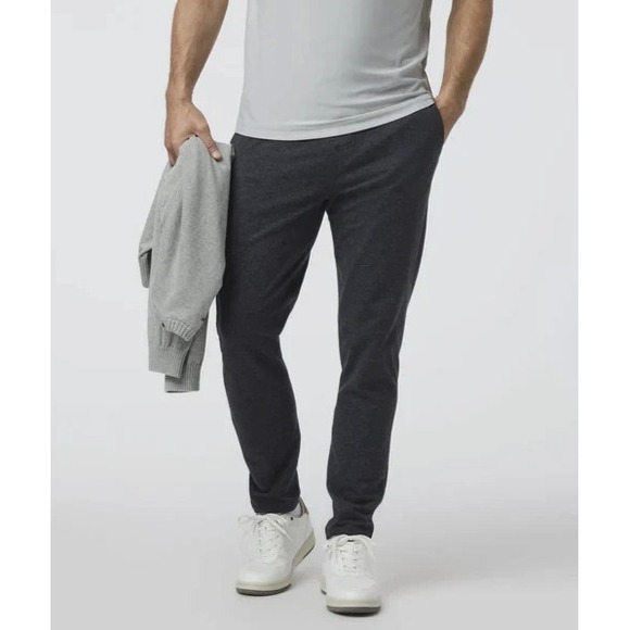 Vuori Coronado Pants Mens Medium Charcoal Heather Gray Sweatpants V435 *Read - Picture 16 of 16